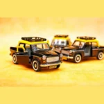 Fiat Premier Padmini Queen 70's Classic Taxi Die-Cast Model Car – 1:36 Scale, Pull Back Action, Openable Doors 【Pack of 1】